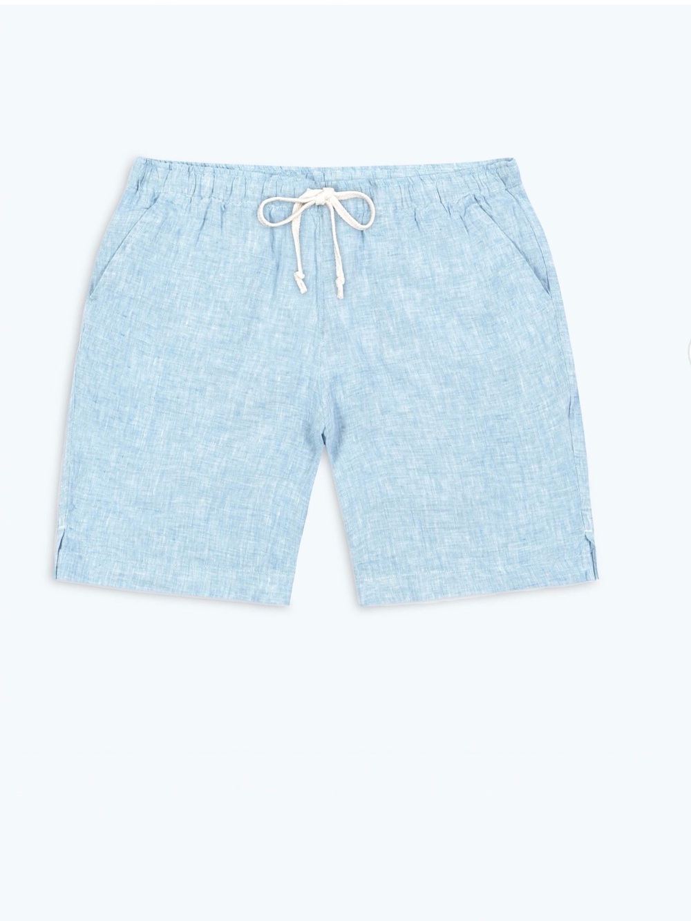 Alex Crane Bo Shorts 100% French
Linen Steel